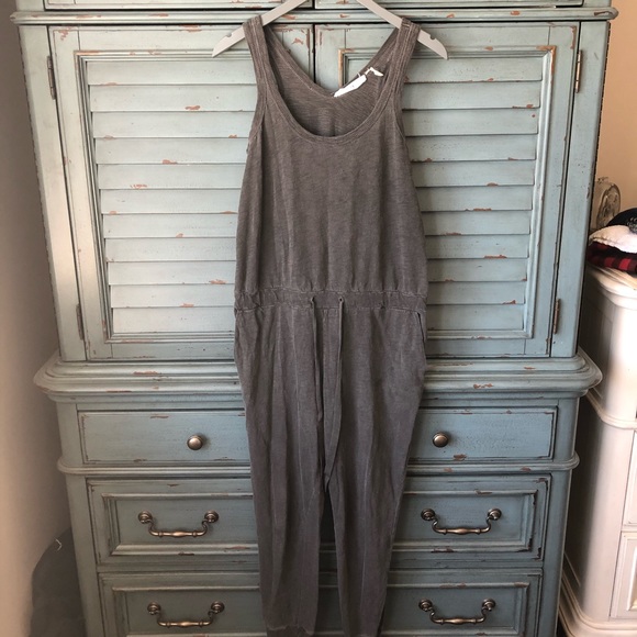 Wilt slub cotton tank lounge casual jumpsuit - Picture 2 of 12